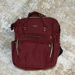 Burgundy Backpack